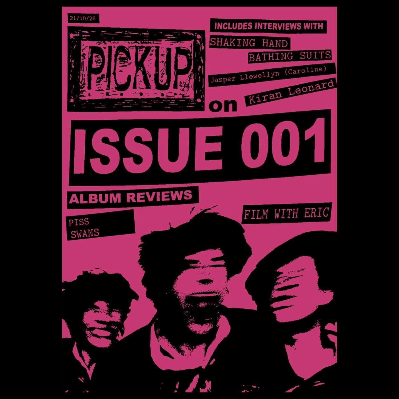 The pink cover of PICKUP Issue 001